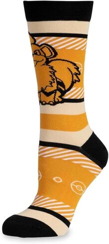 Pokémon Center: Growlithe Guardian Crew Socks (One Size-Adult) in Saudi Arabia