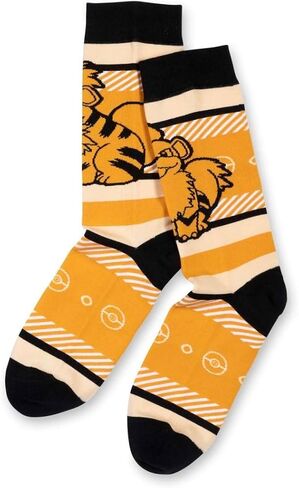 Pokémon Center: Growlithe Guardian Crew Socks (One Size-Adult) in Saudi Arabia