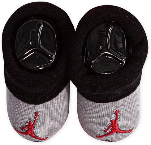 Nike Jordan Infant Baby Hat and Booties Set (Black(LJ0102-K41)/Red, 0-6 Months) in Saudi Arabia