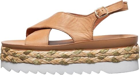 Antelope Women's Abby Leather Flat Platform Sandals in Saudi Arabia