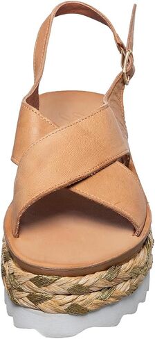 Antelope Women's Abby Leather Flat Platform Sandals in Saudi Arabia