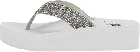 Yellow Box Women's Bobina Flatform Sandal, Platform 1.25 inches, Heel 1.75 inches, Medium-High Comfortable Flip-Flop in Saudi Arabia