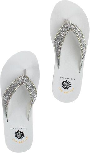 Yellow Box Women's Bobina Flatform Sandal, Platform 1.25 inches, Heel 1.75 inches, Medium-High Comfortable Flip-Flop in Saudi Arabia