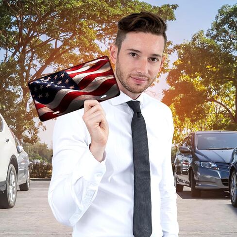 لوحة ترخيص أمامية مزخرفة بالعلم الأمريكي، علامة سيارة جديدة Eagle God Bless America، مقاس 6 × 12 بوصة، خالية من الصدأ .040 ألومنيوم، مقاومة للبهتان، مصنوعة في الولايات المتحدة الأمريكية بواسطة علامات سيجو in Kuwait