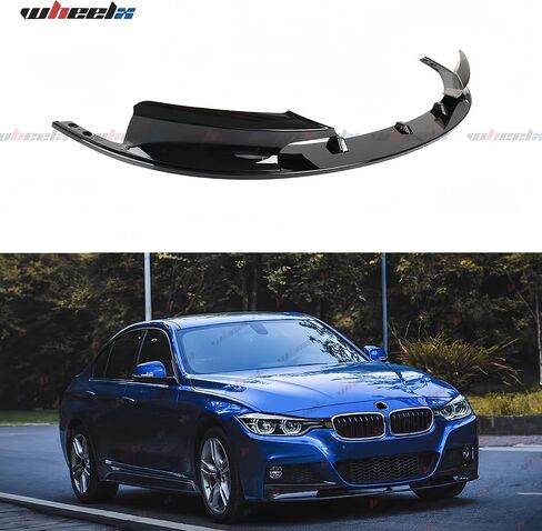 Front Bumper Lip Splitter Compatible with 2012-2018 F30 F31 Base 3 Series (M Tech/M Sport Only), Air Dam Spoiler Lower Chin 2Pcs Fits for Sedan, Protection Body Part (Carbon Fiber Pattern) in Kuwait