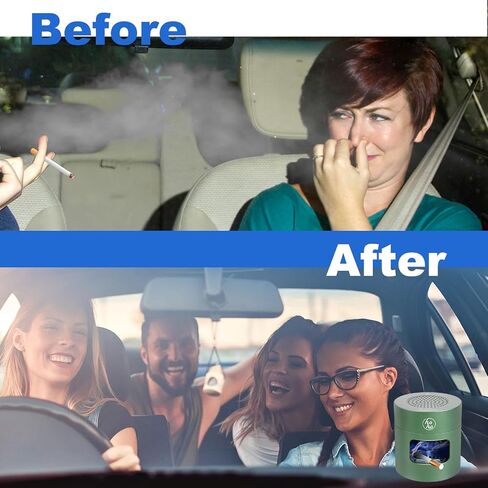 Smokeless Ashtrays Multifunctional Air Purifier for Cigarettes Indoor Outdoor, Ash Tray with Lighter USB Rechargeable Smokeless Ashtray for Home Office in Saudi Arabia