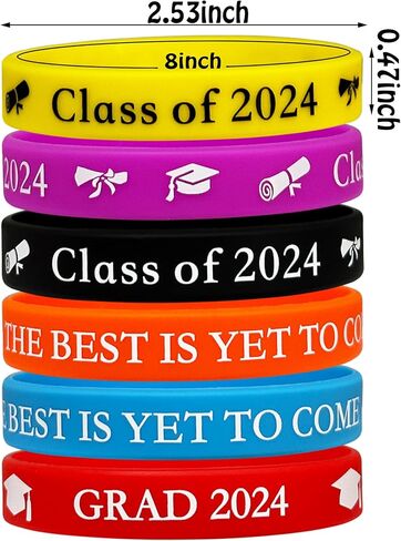 24 عبوة من لوازم حفلات التخرج من الأساور المطاطية in Kuwait