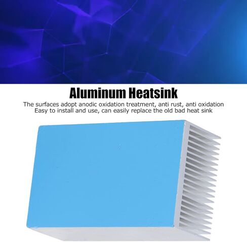 2Pcs Aluminum Electronic Radiators Extruded Heat Sink Module Cooler for Electronic CPU Chip Power Modules(with Adhesive) in Saudi Arabia