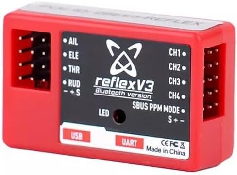 Fms RC طائرة ريفلكس V3 نظام التحكم في الطيران الدوراني الصغير للتحكم عن بعد طائرة طائرة ريفلكس V3 وحدة تحكم في الطيران مستقرة in Kuwait