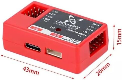 Fms RC طائرة ريفلكس V3 نظام التحكم في الطيران الدوراني الصغير للتحكم عن بعد طائرة طائرة ريفلكس V3 وحدة تحكم في الطيران مستقرة in Kuwait