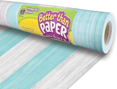 Vintage Blue Stripes Better Than Paper® Bulletin Board Roll in Saudi Arabia