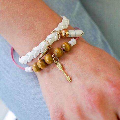 STMT DIY Leather Charm & Tassel Jewelry by Horizon Group USA, Design 10 Vsco Girl Jewelry & Accessories Using Flower Charms, Metal Charms, Leather Tassels, Stone Pendants, Beads & More. Multicolored in Kuwait