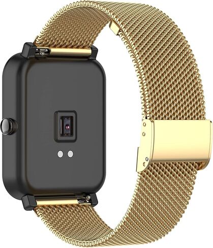 Chofit Metal Mesh Stainless Steel Band Compatible with Amzhero IDW13/IDW16/IDW19/Runfit-2 Watch Bands for Women&Men Wristbands Bracelet Strap Loop Replacement Bands in Saudi Arabia