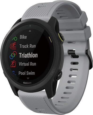 متوافق مع سوار Garmin Forerunner 745، أساور معصم بديلة سريعة الفك من السيليكون الناعم مقاس 22 مم مع إبزيم معدني لملحقات حزام الساعة الرياضية Garmin Forerunner 745/Vivoactive 4 in Kuwait