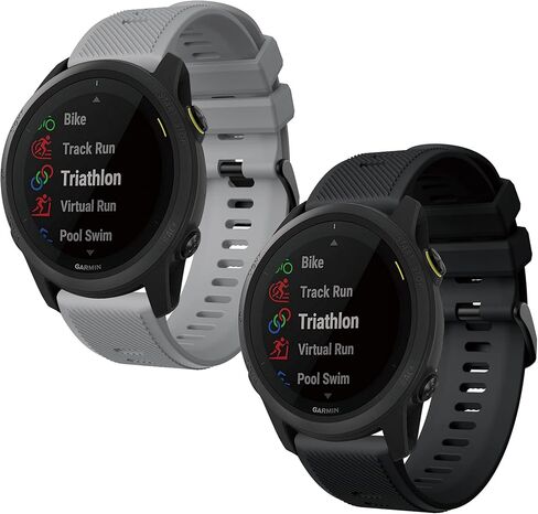 متوافق مع سوار Garmin Forerunner 745، أساور معصم بديلة سريعة الفك من السيليكون الناعم مقاس 22 مم مع إبزيم معدني لملحقات حزام الساعة الرياضية Garmin Forerunner 745/Vivoactive 4 in Kuwait