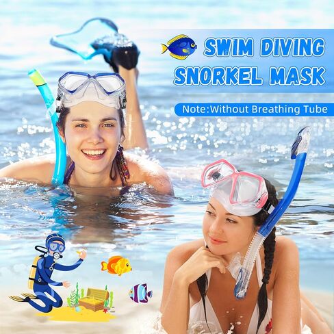 6 Pieces Swimming Goggles with Nose Cover Adult Pool Goggles Swimming Diving Nose Goggles Swim Goggle in Saudi Arabia