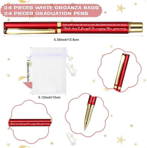 24 Sets Graduation Gifts for Students Graduation Bookmark Gift Grad Cap Shaped Bookmark with Tassel Graduation Pens and Cards Class of 2024 College Graduation Gifts for Students (Black) in Saudi Arabia