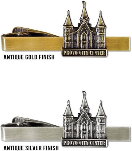 شريط ربطة عنق من الفولاذ الذهبي من Ringmasters Temple - مشبك ربطة عنق - هدية كهنوتية، LDS Missionary، مشبك ربطة عنق in Kuwait