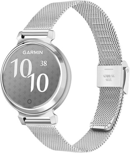 TRUMiRR Women Band for Garmin Lily 2 Smart Watch, Mesh Stainless Steel Watchband Strap for Garmin Lily 2 only in Saudi Arabia