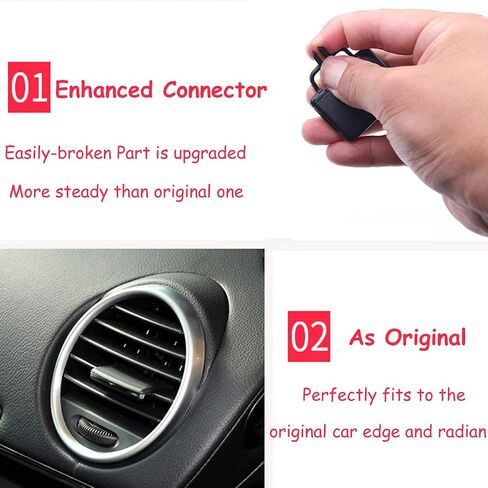 TTCR-II Front AC Vent Outlet Tab for Mercedes Benz, 1 PC Front Left/Right/Center Air Grille Clip for Mercedes Benz W164 ML320 ML350 ML400 ML500 ML550 2006-2011 X164 GL350 GL450 GL550 2007-2012 in Saudi Arabia