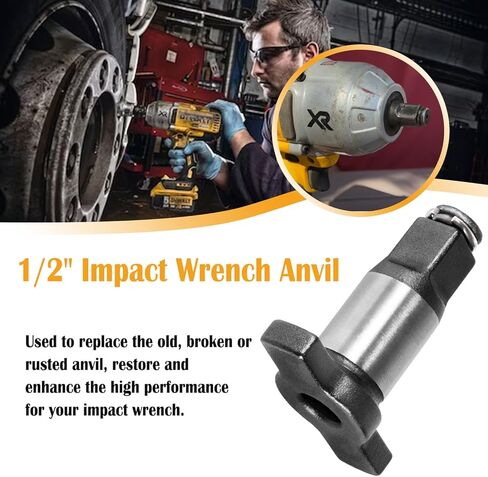 N415875 1/2 "استبدال السندان، مجموعة سندان مفتاح الربط المؤثر مناسبة لديوالت/بلاك آند ديكر 18 فولت 20 فولت ماكس XR لـ DCF899HB type1-3، DCF899HP type1-3 in Kuwait