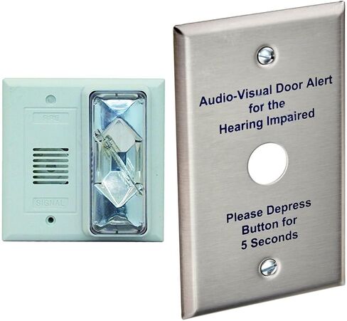 Edwards-Signaling-6536-G5 Horn Strobe، شفاف، 4-1/2 بوصة ارتفاع، 24VAC/DC، أبيض in Saudi Arabia