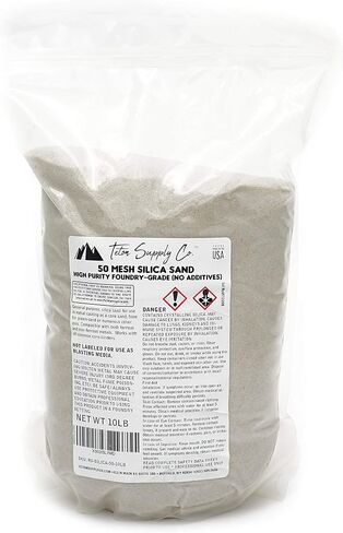 Pure Silica Sand, Medium/Coarse (50 mesh) for Foundry and Other, kiln-Dried in Saudi Arabia