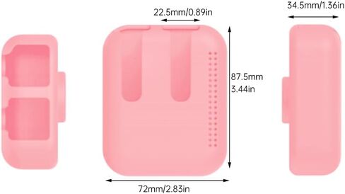 Car Lip Balm Holder,Chapstick Holder for Car,Silicone Upright Lip Balm Holder for Car Accessories for Women Interior - Accessories for Women Cute Car Decor for Teen Girls(Pink) in Saudi Arabia