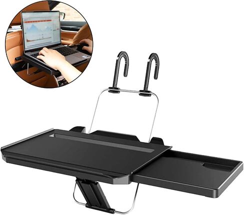 CHENGTIE Car Steering Wheel Seat Tray Portable Desk Board, Lunch Tray Convenient Table Board for Long-Distance Travel and Rest in Saudi Arabia