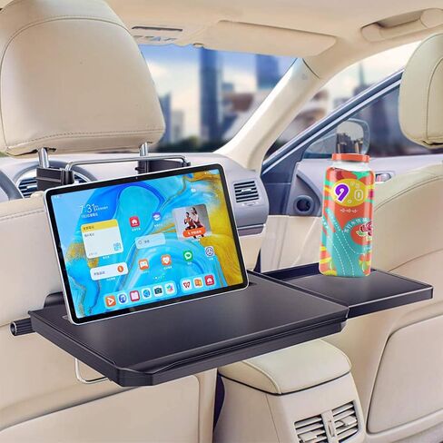 CHENGTIE Car Steering Wheel Seat Tray Portable Desk Board, Lunch Tray Convenient Table Board for Long-Distance Travel and Rest in Saudi Arabia