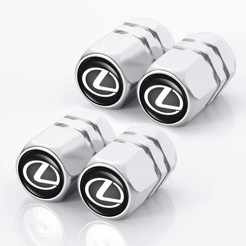for Mercedes-Benz A C E S Series GLK CLA GLA GLC GLE CLS SLK S350 S300 S450 S600 S500 E300 E350 E450 Logo Shape Valve stem caps (4Pcs) Silver Car Cover Valve stem Replacement Accessories in Saudi Arabia