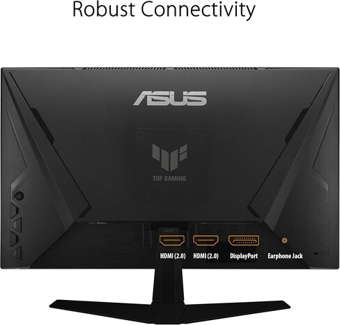 شاشة ASUS TUF Gaming مقاس 25 بوصة (24.5 قابلة للعرض) بدقة 1080 بكسل (VG259Q3A) - دقة FHD، 180 هرتز، 1 مللي ثانية، تقنية IPS سريعة، ضبابية حركة منخفضة للغاية، FreeSync، سرعة متغيرة، مكبرات صوت، 99% sRGB، Shadow Boost ضمان لمدة 3 سنوات in Kuwait