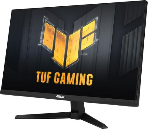 شاشة ASUS TUF Gaming مقاس 25 بوصة (24.5 قابلة للعرض) بدقة 1080 بكسل (VG259Q3A) - دقة FHD، 180 هرتز، 1 مللي ثانية، تقنية IPS سريعة، ضبابية حركة منخفضة للغاية، FreeSync، سرعة متغيرة، مكبرات صوت، 99% sRGB، Shadow Boost ضمان لمدة 3 سنوات in Kuwait
