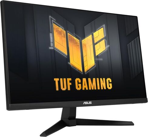 شاشة ASUS TUF Gaming مقاس 25 بوصة (24.5 قابلة للعرض) بدقة 1080 بكسل (VG259Q3A) - دقة FHD، 180 هرتز، 1 مللي ثانية، تقنية IPS سريعة، ضبابية حركة منخفضة للغاية، FreeSync، سرعة متغيرة، مكبرات صوت، 99% sRGB، Shadow Boost ضمان لمدة 3 سنوات in Kuwait