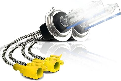 55W H7 Heavy Duty HID Xenon Replacement Bulbs 12V 24V Headlight Fog-light (Pack of 2 bulbs) (6000K Daylight White) in Saudi Arabia