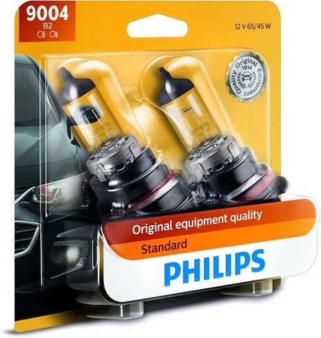 مصباح المصباح الأمامي من Philips Automotive Lighting 9004VPB2 VisionPlus مع رؤية أكثر بنسبة تصل إلى 60%، عبوتان in Saudi Arabia