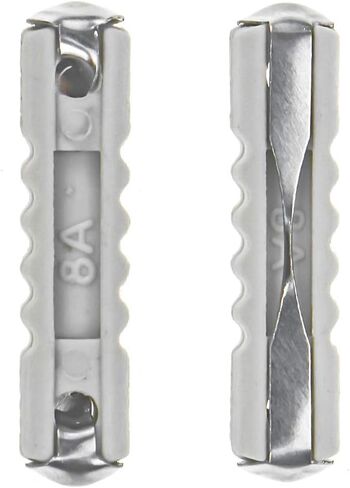 100 قطعة فيوز سيارة 8 أمبير نمط طوربيد قديم من نوع فيوز أنبوب للسيارات الأوروبية in Kuwait