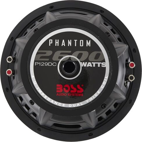 مضخم صوت للسيارة Boss Audio مقاس 12 بوصة بقدرة 2600 وات DVC Power Sub (عبوتان) | ص129DC in Saudi Arabia
