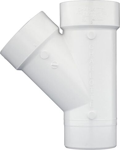 CHARLOTTE PIPE 3 DWV WYE Street DWV (Drain, Waste and Vent) (1 Unit Piece) in Saudi Arabia