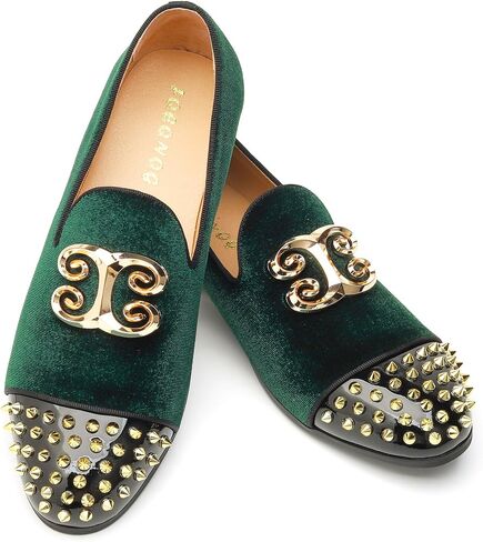 Men's Fashion Formal Velvet Loafers and Wedding Dress Shoes for Men, Penny Slip-On Smoking Luxury Men Casual Shoes in Saudi Arabia