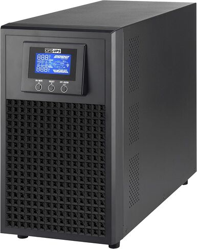 OPTI-UPS DS1000E (1000VA / 1000W) مزود طاقة غير منقطع مزدوج التحويل عبر الإنترنت، موجة جيبية نقية، بطارية UPS احتياطية، حماية من زيادة التيار in Saudi Arabia