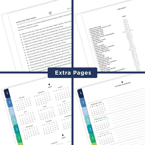 AT-A-GLANCE 2025 Planner, Simplified by Emily Ley, Weekly & Monthly, 5-1/2" x 8-1/2", Small, Happy Stripe (EL16-200-25) in Saudi Arabia