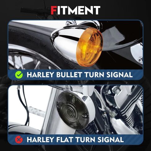 VEHICODE 1157 LED لمبة إشارة الانعطاف الأمامية ضوء أبيض كهرماني اللون مفتاح متوافق مع Harley Davidson Motorcycle Running Driving 2 بوصة مصباح وامض (عبوتان) in Saudi Arabia
