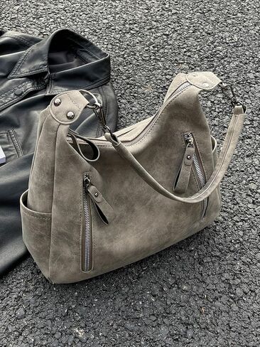 Verdusa Women's Versatile Shoulder Bag Crossbody Bags Large Hobo Purse in Saudi Arabia