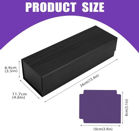 Trading-Card Storage Box, Retro Wood Grain Card Storage Box with 30Pcs Dividers for TCG/Magic/Mtg Storage and Collection Fits 800 Cards,200 Card Sleeves(retro black -3pack) in Saudi Arabia