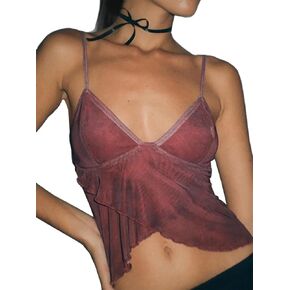 Camisole for Women Sexy Y2K Crop Top Spaghetti Strap Sleeveless Cami Top Halter Top Backless Sexy Summer Tops for Women