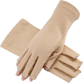 Sunblock Gloves Non Slip UV Protection Driving Gloves Summer Outdoor Gloves for Women and Girls