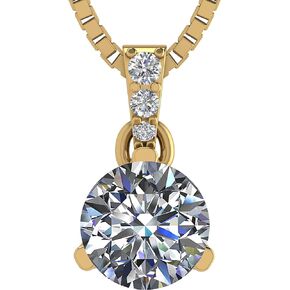 Lucita Simulated Birthstone Necklaces & Stud Earrings with Solid 14K Gold Posts & Sterling Silver Basket