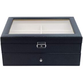 TIMELYBUYS Large Eyeglass Sunglass Glasses Display Case Storage Box Organizer