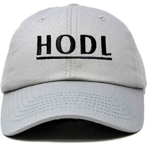DALIX Cryptocurrency Hats HODL Dad Caps Blockchain Ethereum Bitcoin Litecoin